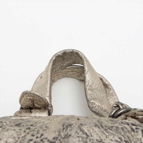 Chanel Matelasse Leather Hand bag Gold Silver Metal Fittings 11XXXXXX - Picture 2 of 5